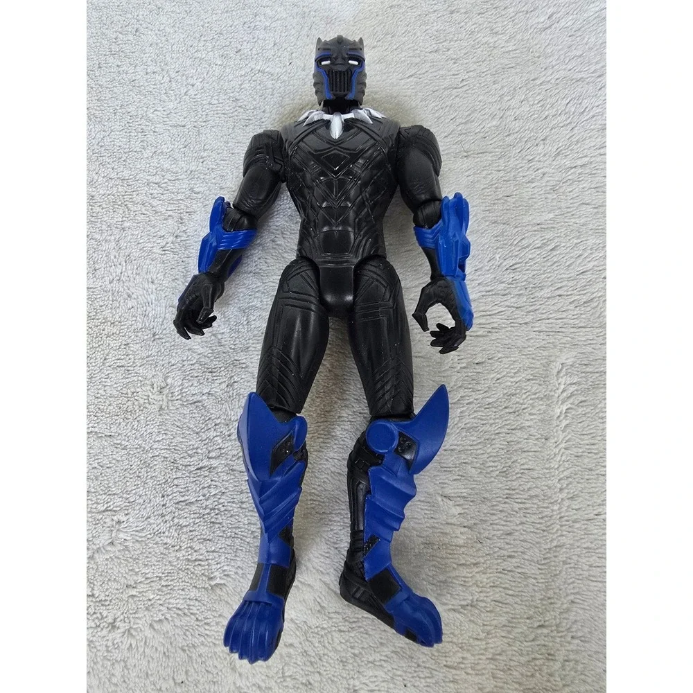 Marvel Avengers Black Panther Action Figure 12 Inch Black Blue Armor F1667